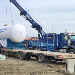 temporary construction propane tanks