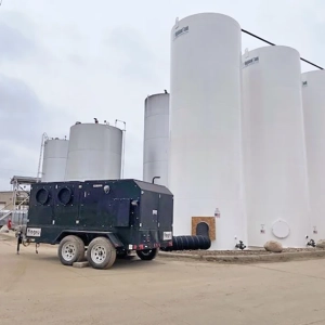 tank drying dehumidification
