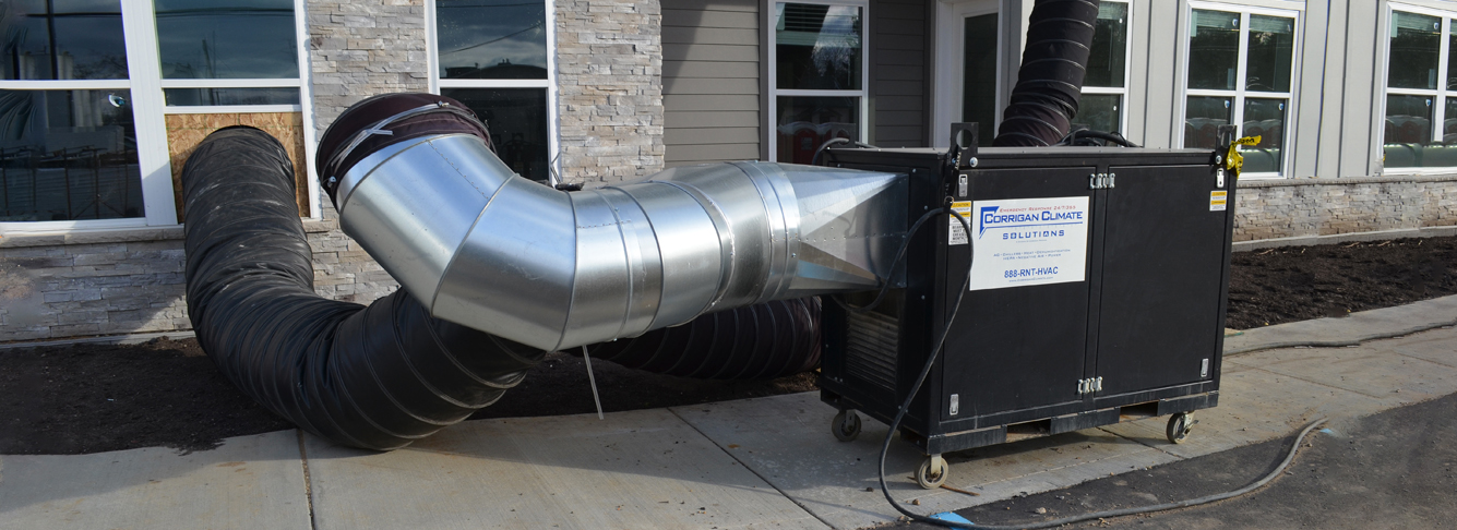 Temporary industrial heading system