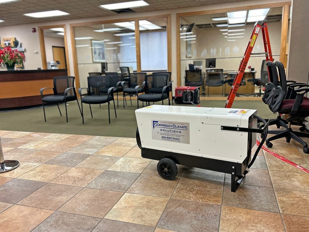large space heater rental