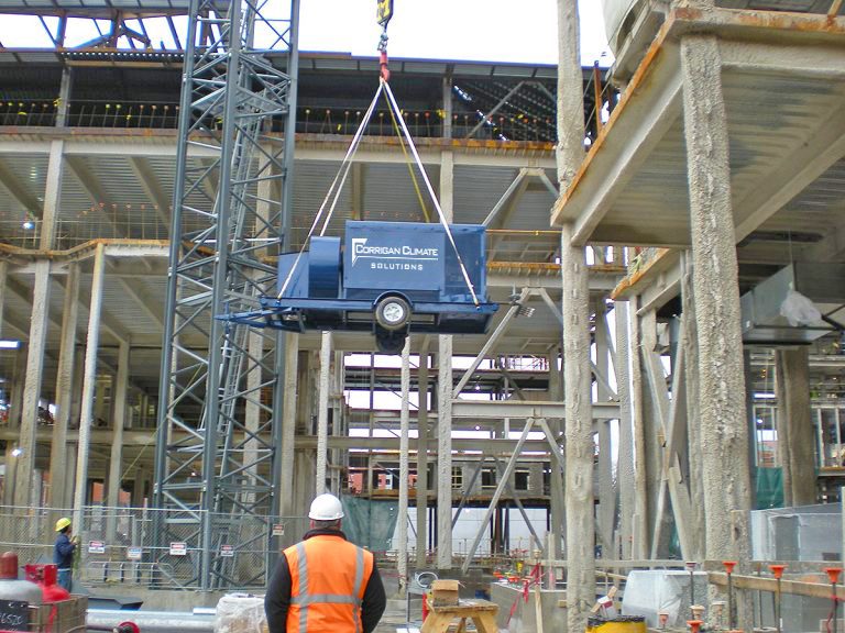 outdoor heater rental for construction