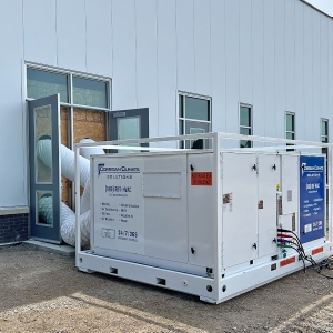 portable cooling for warehouses