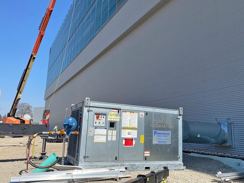 temporary building heat